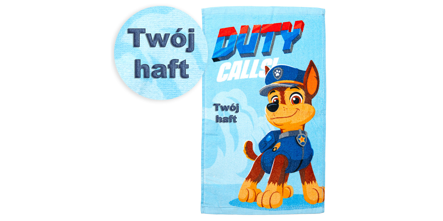 Ręcznik 30x50 cm psi patrol chase 5904302581630  PAW223062-R35